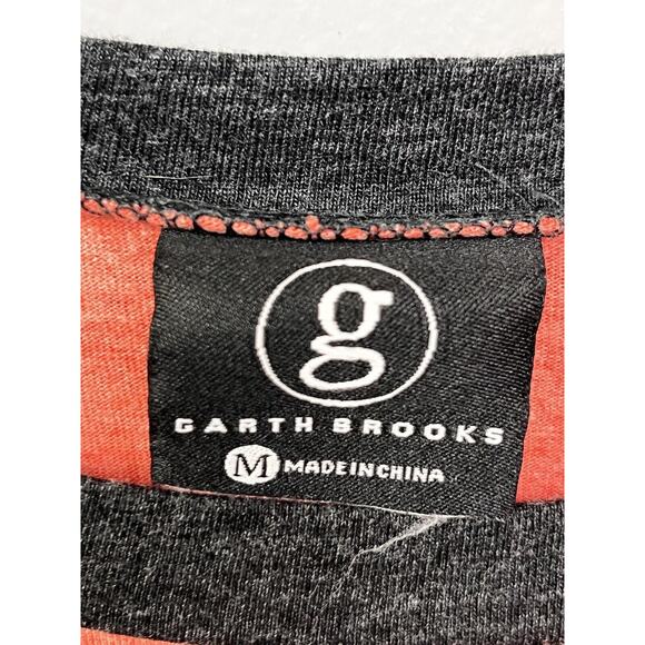 Garth Brooks World Tour Concert #7 Women's Size Medium T-Shirt Coral Gray - Picture 4 of 8